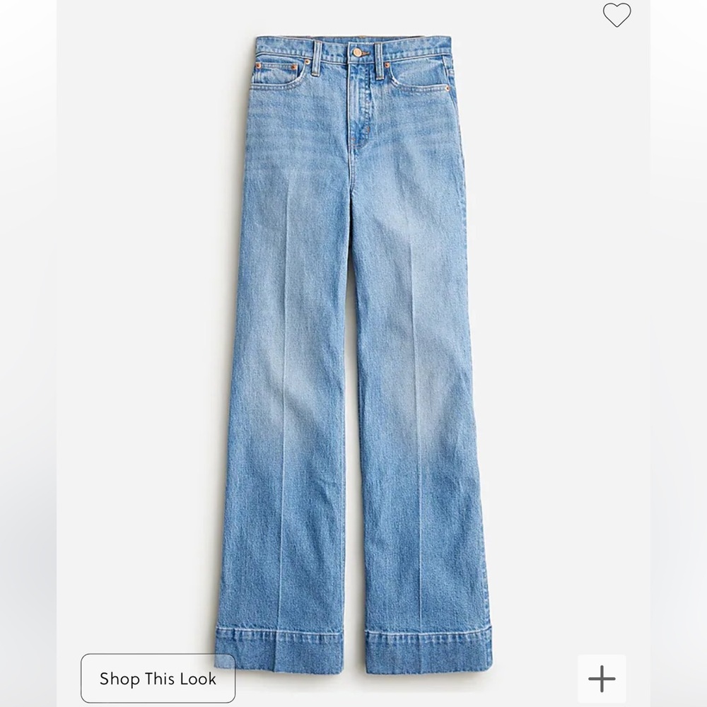 JCrew Denim Trouser in Chambray Blue Wash - size 28 NWOT